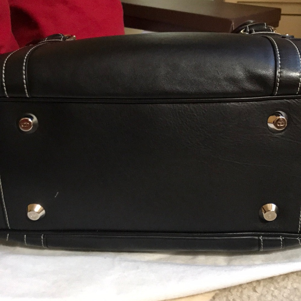 ❤️❤️ Christian Dior Black Leather Satchel - Picture 2 of 5